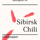 Sibirsk Chili, økologiske chilifrø