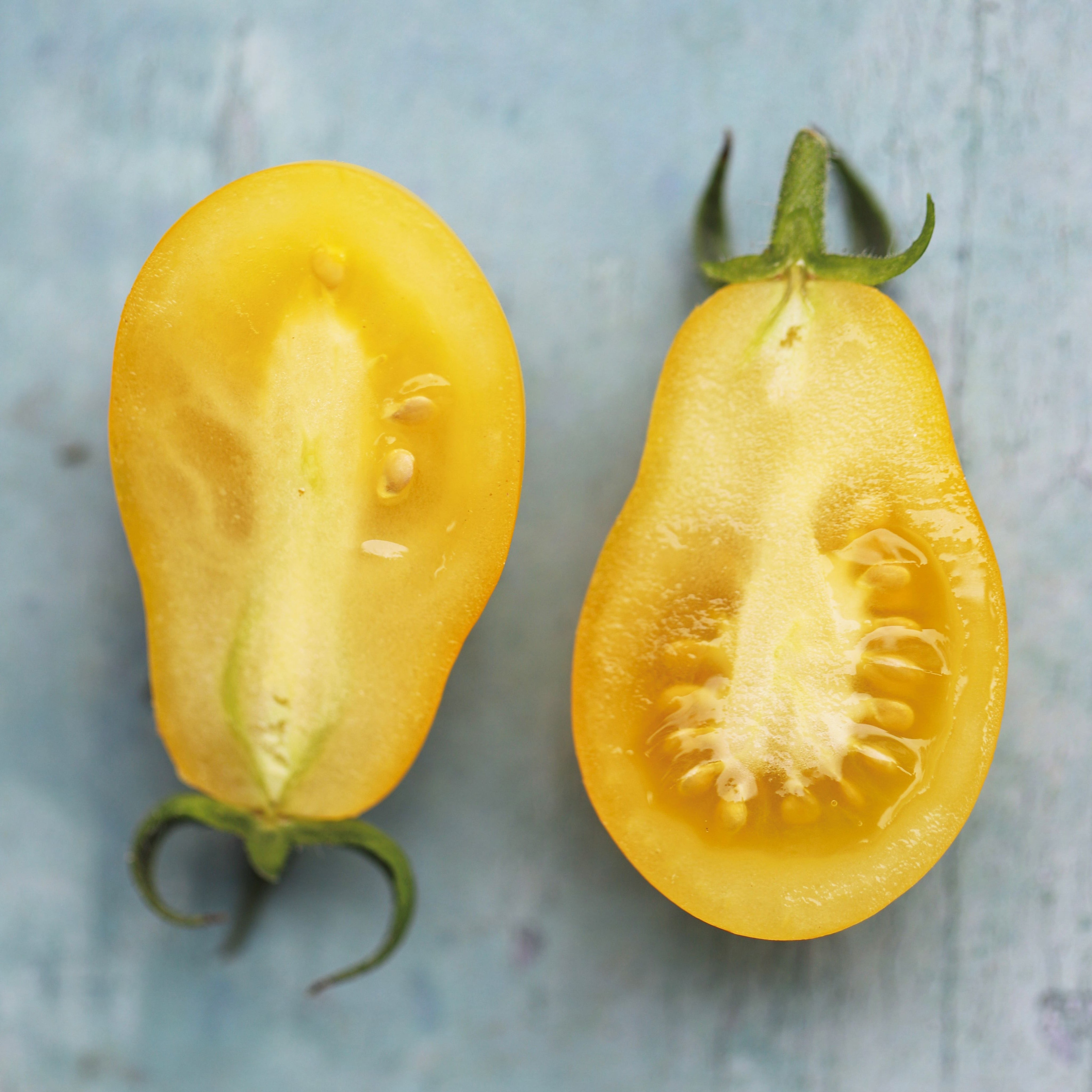 Gule og oransje tomater