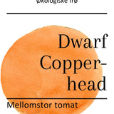 Dwarf Copperhead, økologiske tomatfrø