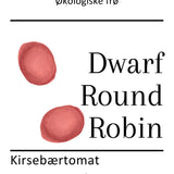Dwarf Round Robin, økologiske tomatfrø