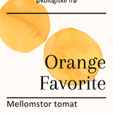 Orange Favorite, økologiske tomatfrø