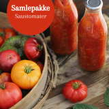 Samlepakke: 4 saustomater, økologiske frø