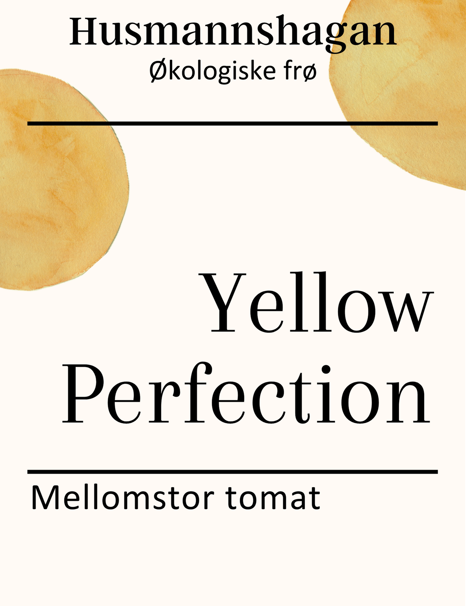 Yellow Perfection